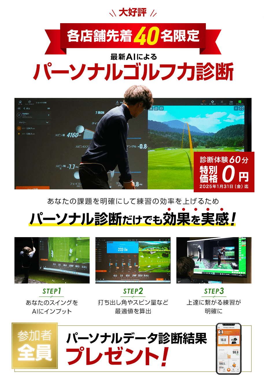 パーソナルゴルフ力診断
